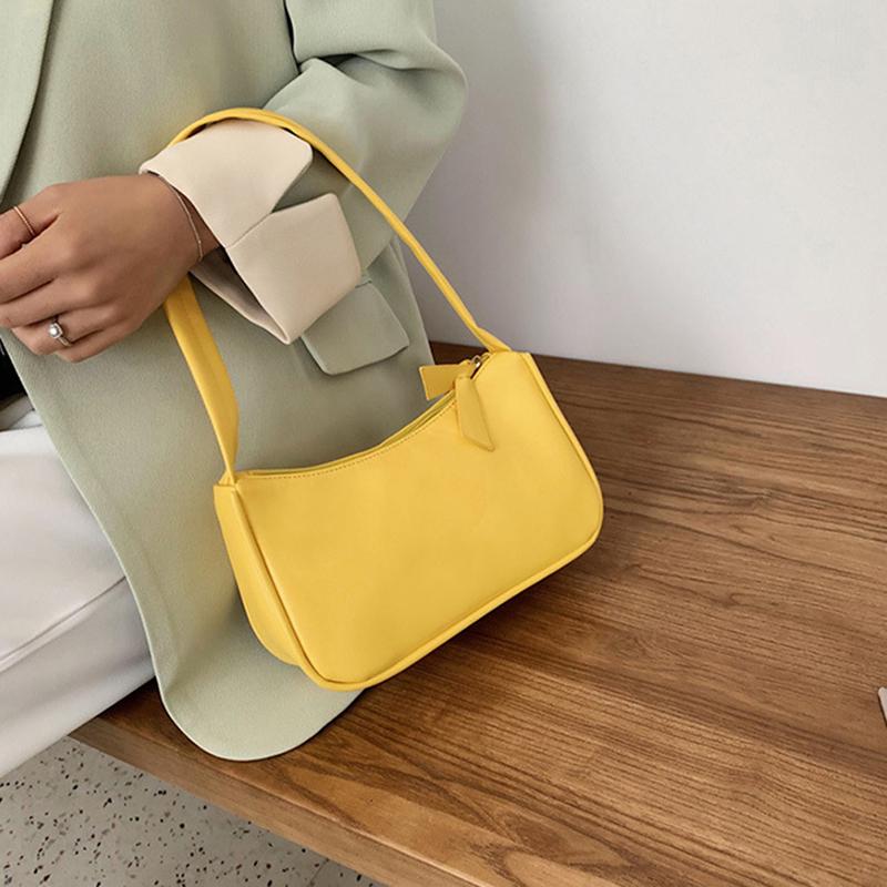 Vintage Retro Totes Handbag Leather Small Subaxillary Bag Mini Shoulder Bags