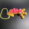 3D-gedruckter, mehrfach beweglicher, niedlicher Krake, kleiner Anhänger, Schlüsselanhänger, Autoschlüsselanhänger, Schulranzenanhänger
