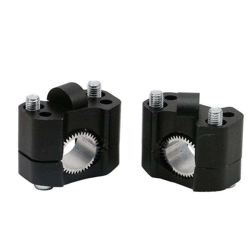 Motorcycle Handlebar Heightening Clamp Adapter CNC 22mm 28mm Riser For 7/8" 1-1/8 Pit Dirt Motorbike Bar Clamps Universal