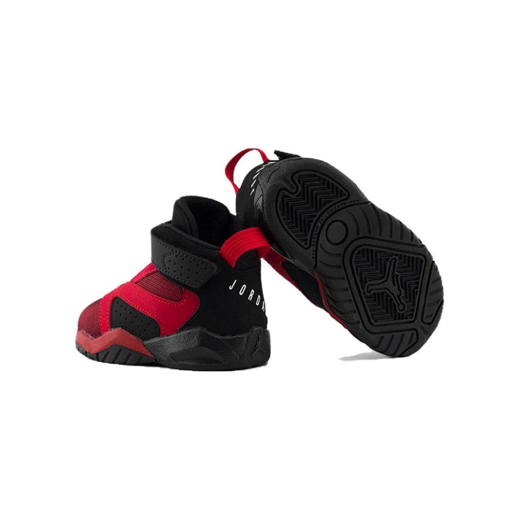 Jordan Lift Off Retro Comfortable High-Top Walking Shoes Baby Shoes Black Red AV1244-002