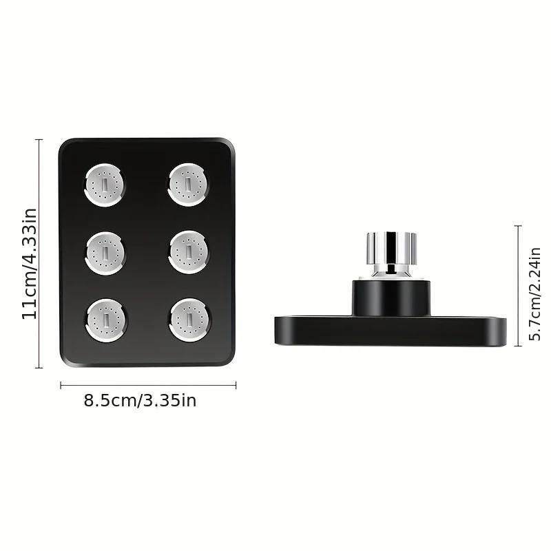Top Spray Shower Head High Pressure Rotatable Supercharged Wall-Mounted Showerhead Upgrade Your Bathroom Accessories