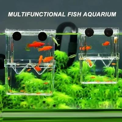 Fish Tank Hatching Incubator Box Aquarium Fish Breeder Box Durable Betta Fish Tank Fish Breeding Isolation Box For Fish Shrimp