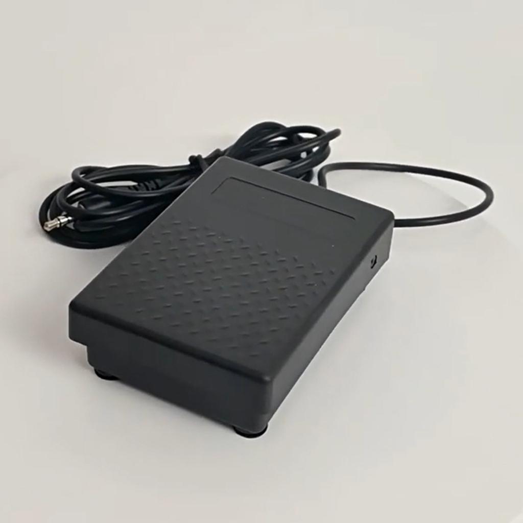 Metal Sustain Pedal Electronic Piano Pedal with 1.7M Cable and 3.5mm Plug for Electronic Keyboards Piano Accessories