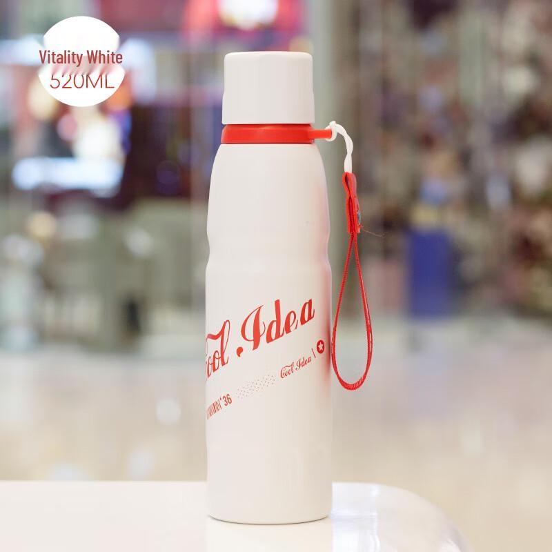 TLAKEHO Dual-Use Insulated Water Bottle with Straw