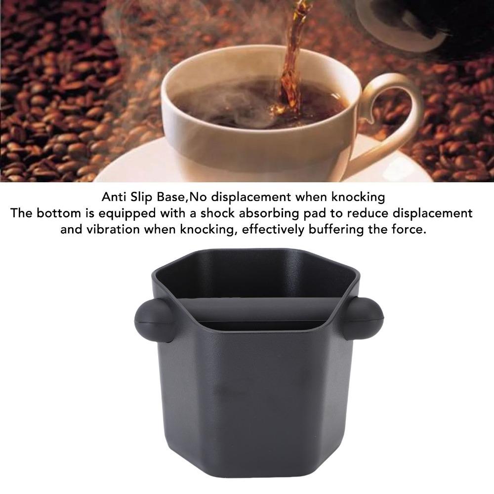 Hexagonal Prism Shape Coffee Knock Box ABS Material Mini Knock Box Coffee Accessory