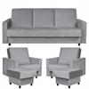 Alicja Lounge Furniture Set Sofa Armchairs Poufs Family Meble