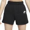 Nike Pantaloni scurți casual cu imprimeu cu sigla cu litere uni Pantaloni scurți pentru femei Negru DM6471-010