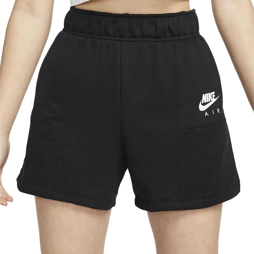 Nike Pantaloni scurți casual cu imprimeu cu sigla cu litere uni Pantaloni scurți pentru femei Negru DM6471-010