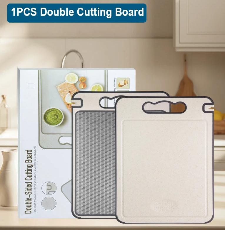 Stainless Steel Cutting Boards Multi-Purpose Double Sided Chopping Boards for Cutting Meat Fruit and Vegetable Food Grade Board