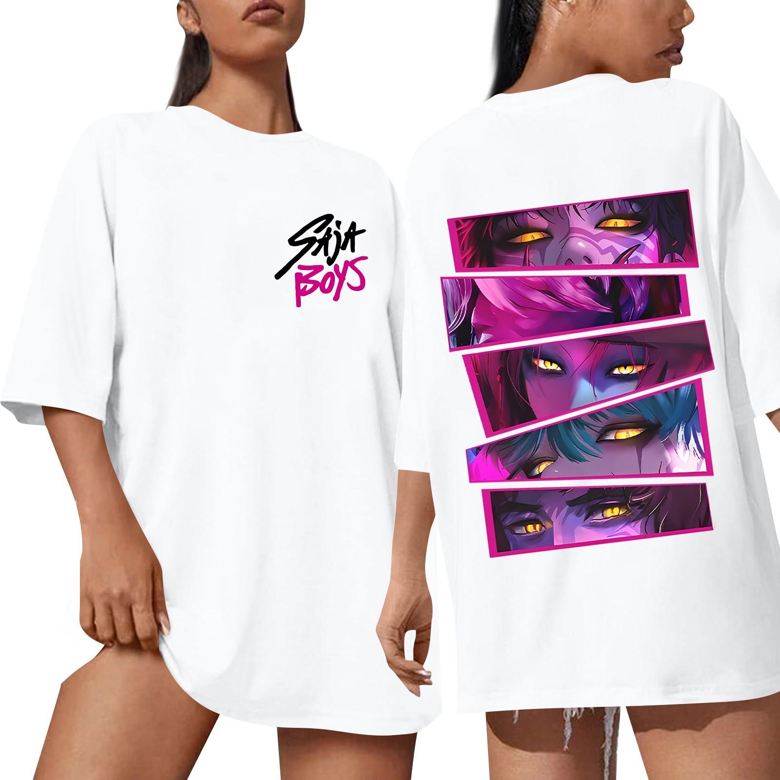 

Женская футболка с круглым вырезом, с коротким рукавом, повседневный свободный топ L белый