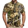 Herren Kurzarm Fahrradtrikot Atmungsaktiv Schnelltrocknend Halber Reißverschluss Vorne Leichter Stoff Sportliche Passform Mountainbike Trikot