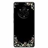 For Realme 14 Pro Case Luxury Phone Cover For Realme 14 Pro+ Cute Floral Black Silicone Soft Case TPU Funda Realme 14 Pro Plus