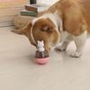 Interactive Dog Treat Dispensing Puzzle Toy Rolling Ball Tumble Food Leaking Pet Slow Feeder with Cartoon Figurine for Cats And Dogs