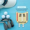 One Putt Durable Metal Golf Mini Magnetic Ball Marker Golfer Hat Visor Clip Accessory