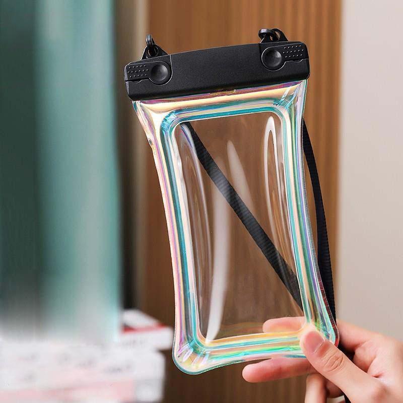 

Плавающий лазерный мобильный телефон водонепроницаемая сумка сенсорный экран плавание аквапарк рафтинг мобильный телефон водонепроницаемый чехол с подушкой безопасности