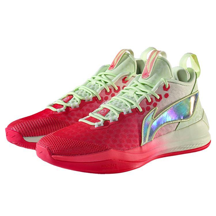 Li Ning Phantom 1 Wades Path Basketball Shoes Men Sneakers Red Green ABPR015-4