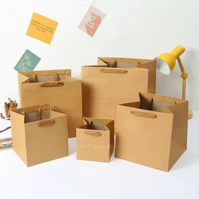 Square Paper Gift Bag for Flowers & Basketball Birthday with Simple Ins Style