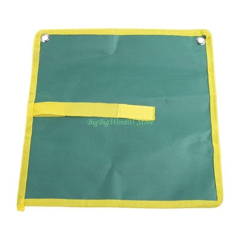 24TE 8 Pockets Durable Canvas Spanner Wrench Tool Roll Up Storage Bag