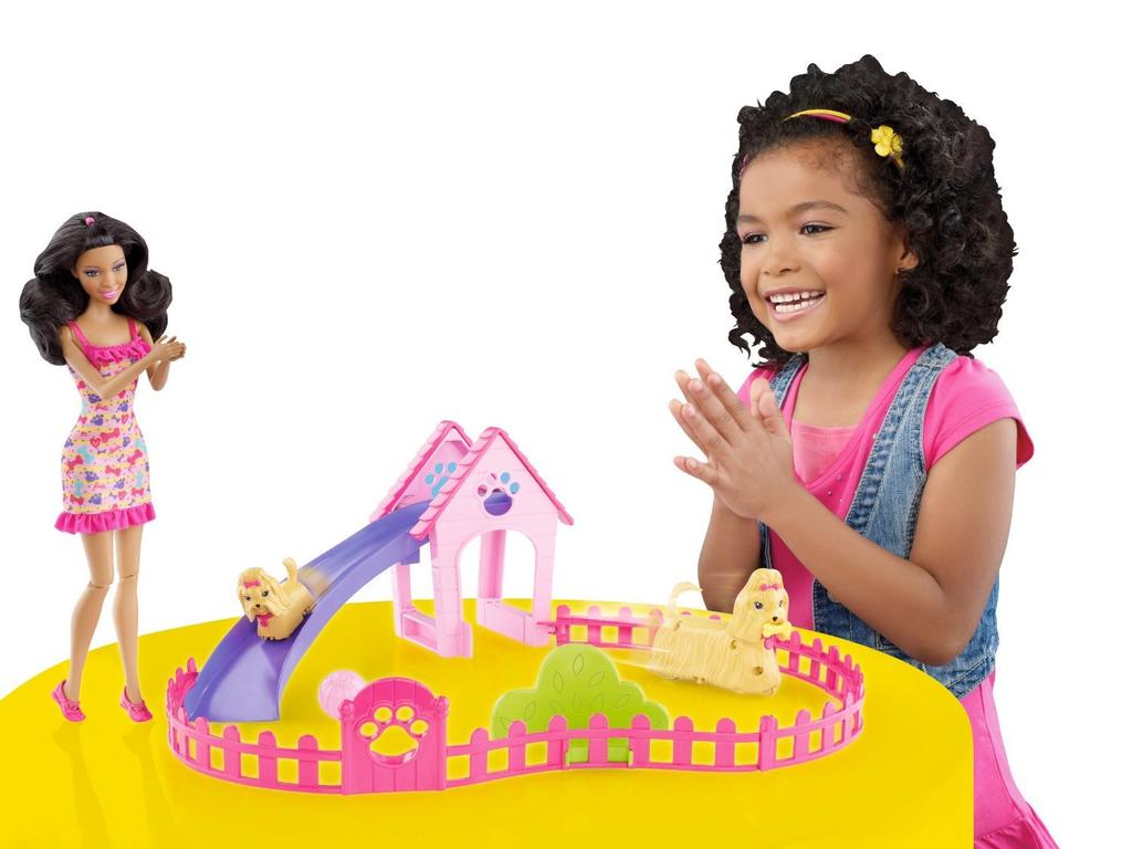 barbie Doll Barbie Puppy Play Park and Barbie Doll Giftset [item]