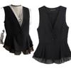 Chiffon Women's Sleeveless Short Vest - 2025 New Style