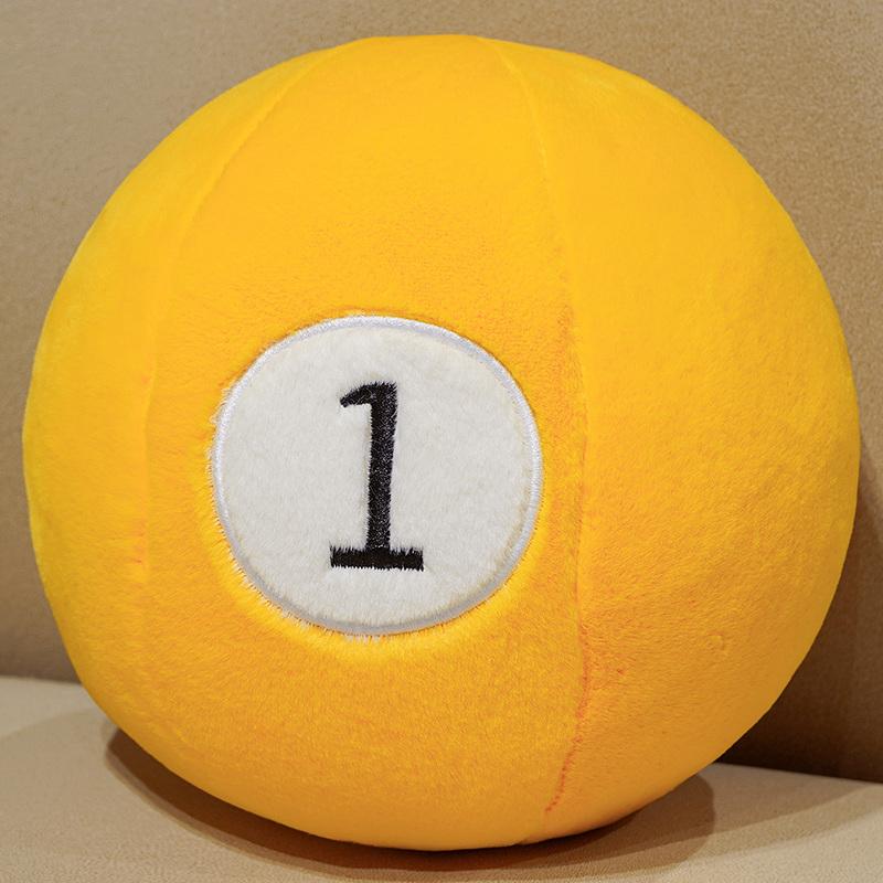 Zacht Pluche Biljartkussen 8 Bal Gevuld Acht Pool Speler Huisdecoratie Snooker Binnensport Creatief Cadeau Voor Biljartliefhebbers 9cm