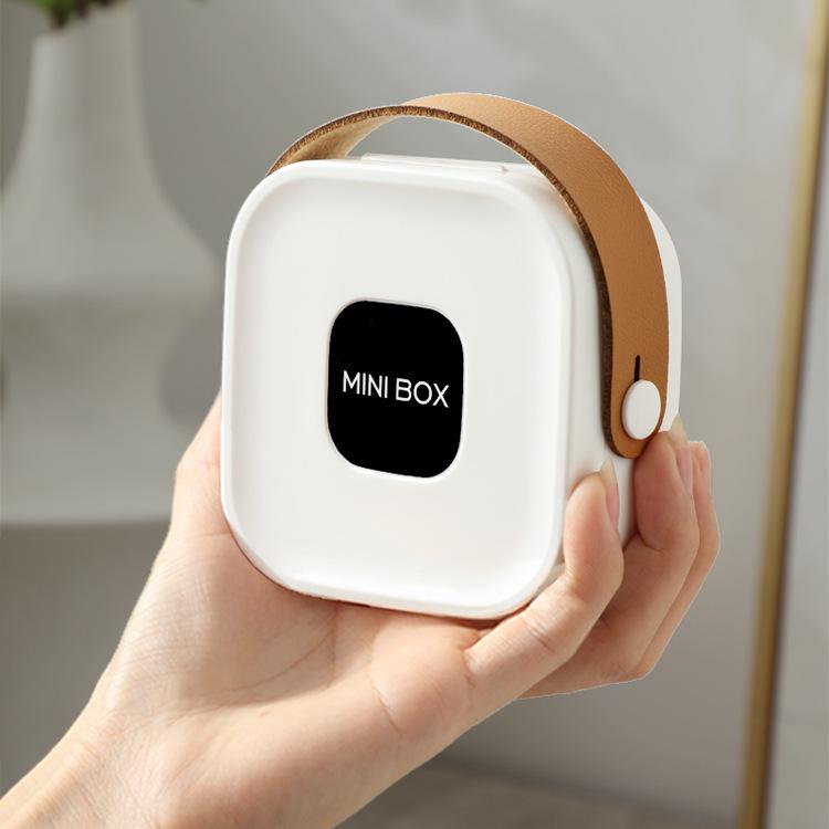 Portable Mini Jewelry Storage Box for Necklace, Earrings, Rings, Bracelets - Children's Multifunctional Gift Box