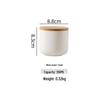 Nordic Ceramic Sealed Tea and Cereal Storage Canister for Kitchen