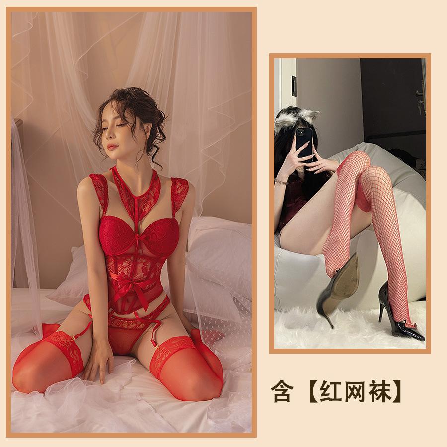 Sex Underwear, Suspenders, Uniform Vest, Women's Chest Pad, Integrated Beautiful Back Tube Top, Hot Temptation Bed Set