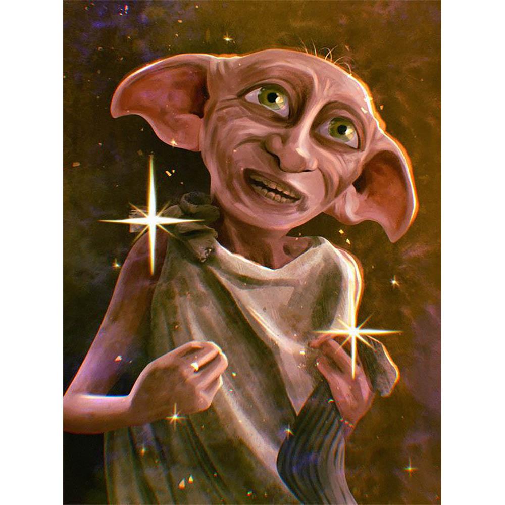 5D DIY Harry Potter Diamond Painting Elf Dobby Hogwarts School of Witchcraft and Wizardry Cross Embroidery Mosaic Art Gift