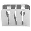 Porte-serviettes Unique Motif Découpé Couteau Fourchette Antidérapant Droit Métal Porte-serviettes pour Bars Restaurants Hôtels