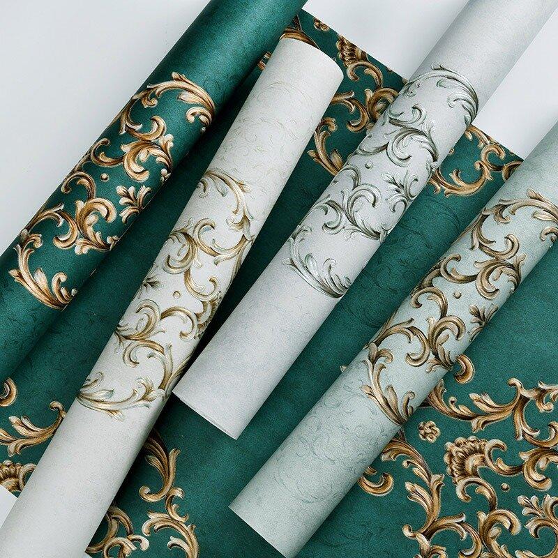 Non Woven Self-adhesive Precision Pressed Bedroom Living Room TV Background Wall Stickers Wallpaper