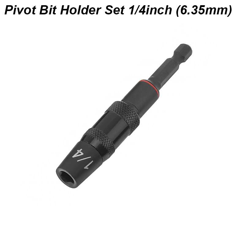 1/4 3/8 5/16 Universal Magnetic Sleeve Socket 1/4" Hex Screw Drill Tip Quick Change Holder Guide Drill Bit Screwdriver Pivot
