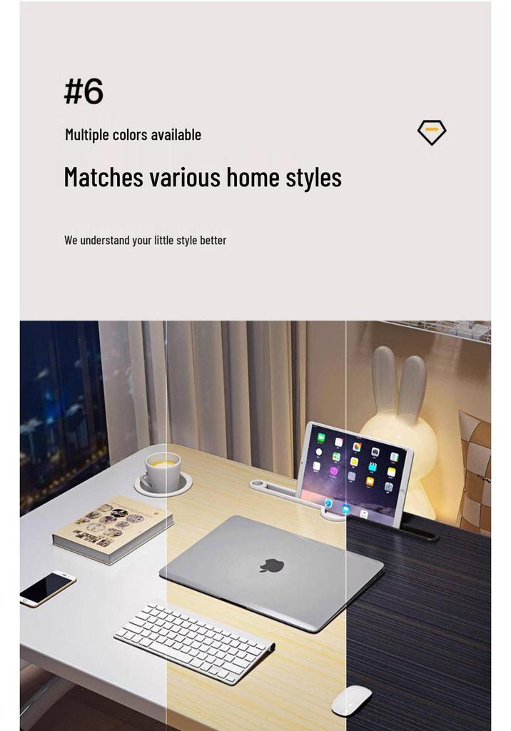 Foldable Bedside Table & Study Desk for Dorms and Kids