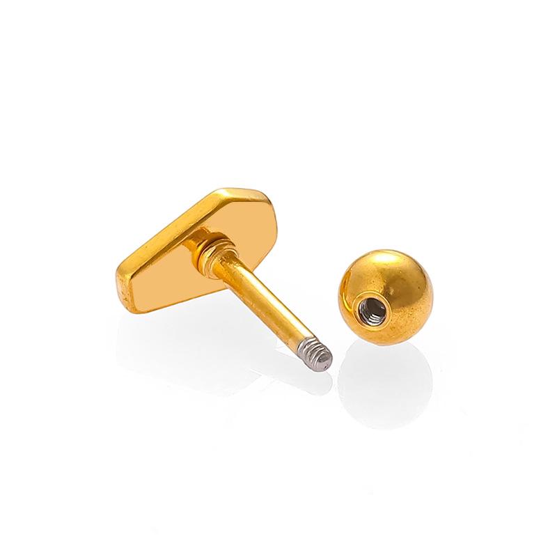 316L Stainless Steel Screw-in Sleep Earrings – Soft, Comfortable Studs for Cartilage Piercings