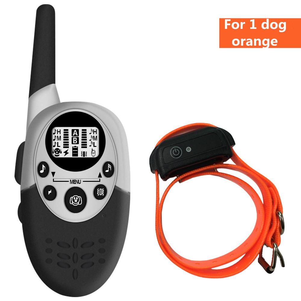 1000m Waterproof Dog Training Collar Rechargeable Anti Barking Control Sound Remind Vibration Shock Receiver