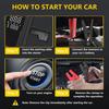 Car Jump Starter with Air Pump 4000A Jump Starter &150PSI Air Compressor, Portable Auto Power Banlk ,Tire Inflator, LED Light