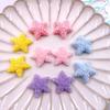10 STÜCKE Gemischtes Harz Cartoon Bunt Rose Sterne Figuren Flache Rückseite Stein DIY Hochzeitsschmuck Dekor Scrapbooks Zubehör Bastelarbeiten