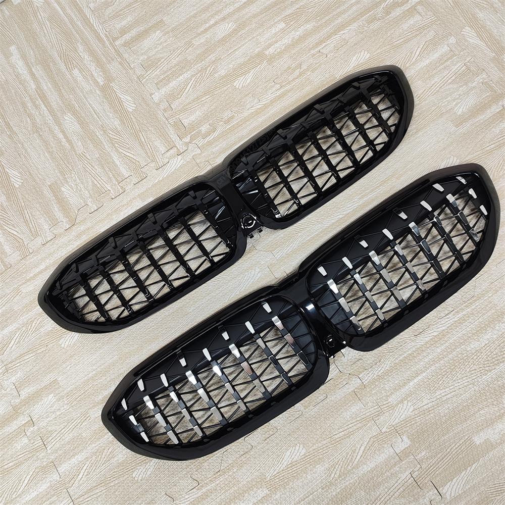 Front Bumper Hood Kidney Grill Racing Grilles For BMW 3 Series G20 G21 318i 320i 330i M340i 330d 2019-2022 Black Bodykits Tuning