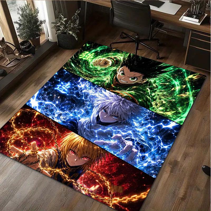 Hunter X Hunter: Bonds Unite Home Carpet Office Decorative Carpet For Living Room Bedroom Door Mat Floor Rug Computer Chair Area Rug