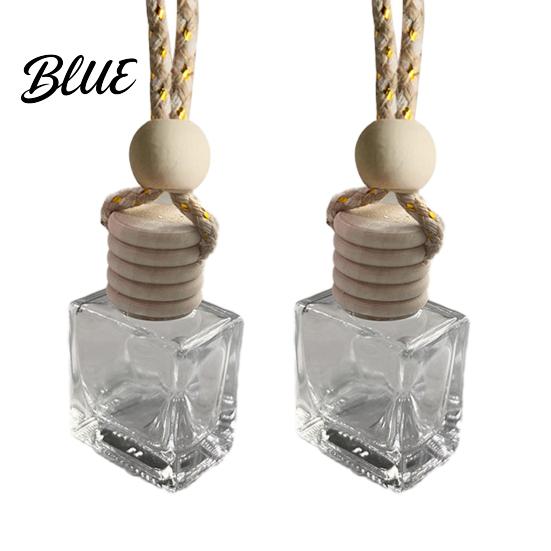 Portable Fragrance Holder Car Perfume Bottle Pendant Creative Hanging Air Freshener Diffuser Pendant for Vehicle Essential Oil Holder Interior