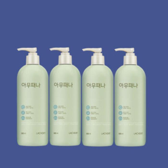LACVERT Anytime Peeling Clean Shower Body Exfoliating Scrub 500ml 4ea (17259376)
