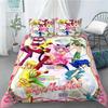 New 3D Anime Kawaii Girls Tokyo.Mew.Mew Bedding Set Printed With Pillowcase Bed Duvet Cover Soft Queen King Size Bedclothes Home