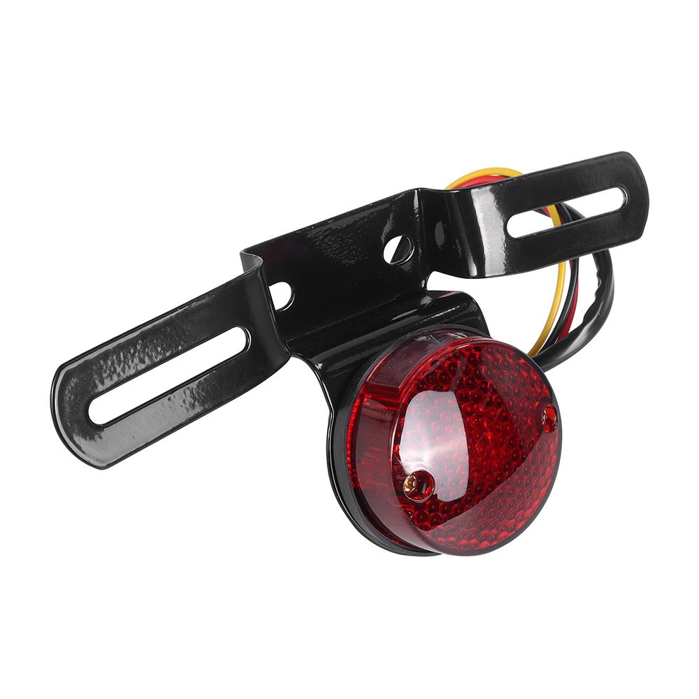 12v Halogen Moto Rear Lights Motorcycle Tail Brake Stop Light Cafe Racer For Chopper Bobber Motorbike Accessories