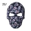 Scary Skeleton Face Masque Day of The Dead Skull Masque, Halloween Sugar Full Haunted House Cosplay Accessories Masquerade Party Accessory