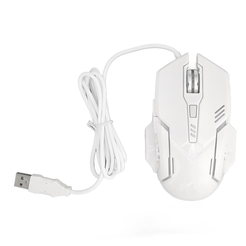 Wired Gaming Mouse DPI 1200 1800 2400 3600 USB Interface RGB Backlit Ergonomic PC Gaming Mice for