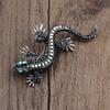 Retro Lizard Brooch Vintage Animal Alloy Pin For Men Women Gift