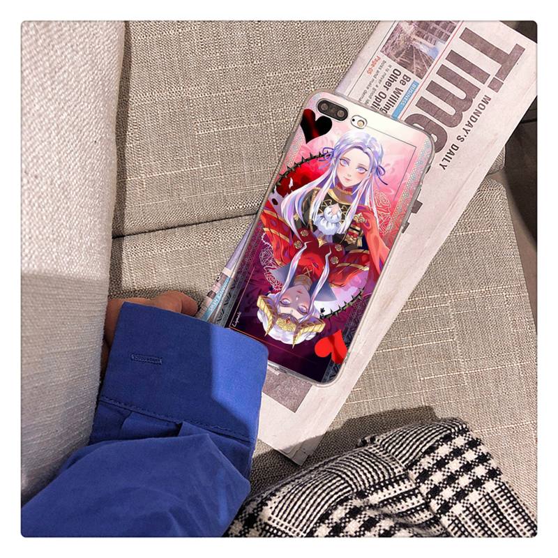 Fire Emblem Drei Häuser Telefon Fall für iPhone 11 12 13 mini pro XS MAX 8 7 6 6S Plus X 5S SE 2020 XR fall