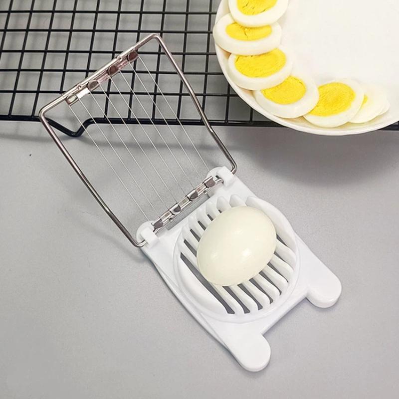 1Pcs Household Stainless Steel Egg Slicer And Divider Single-Use Century Egg Slicer Multifunctional Egg Cutting Tool