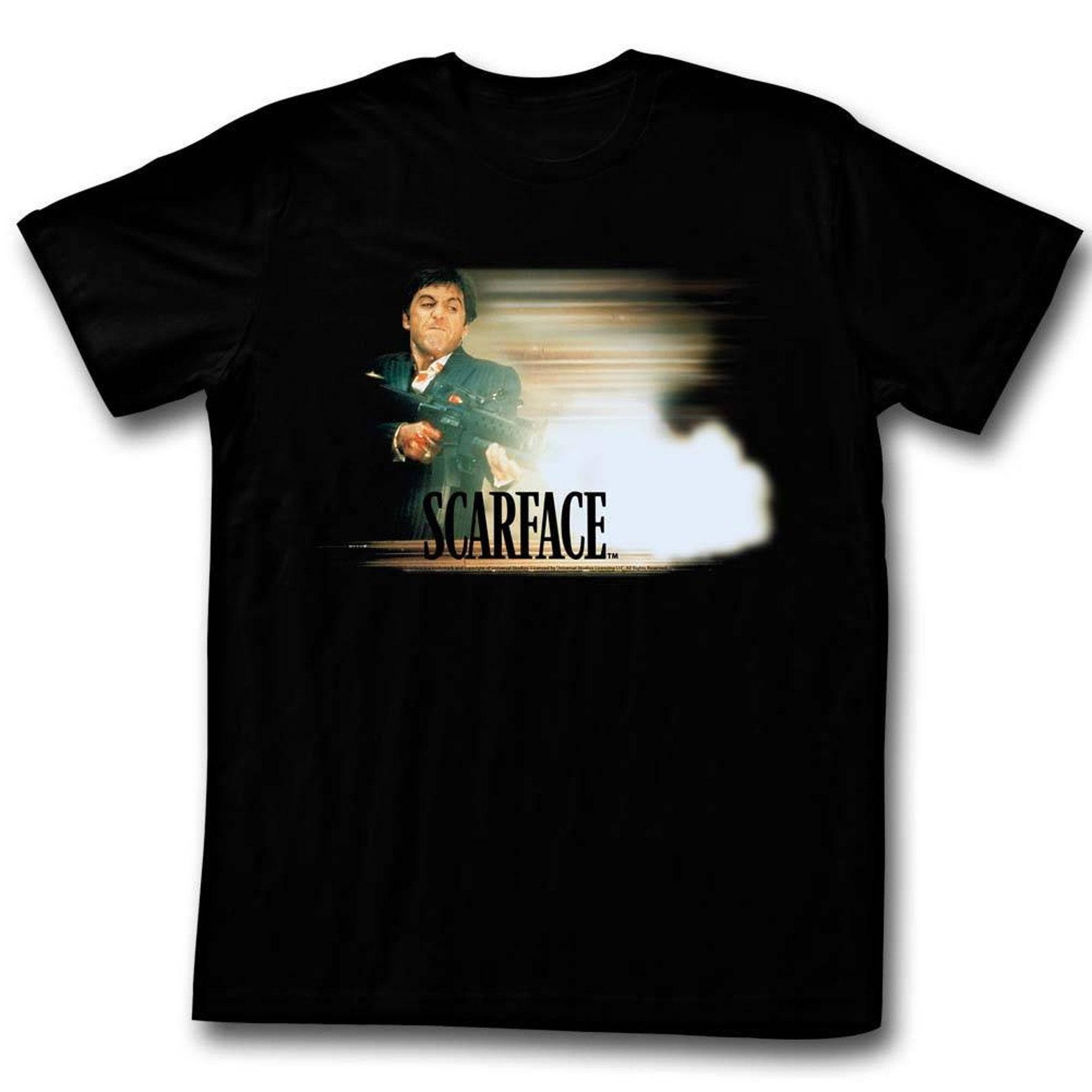 Scarface Glowy Dude Black T-Shirt M