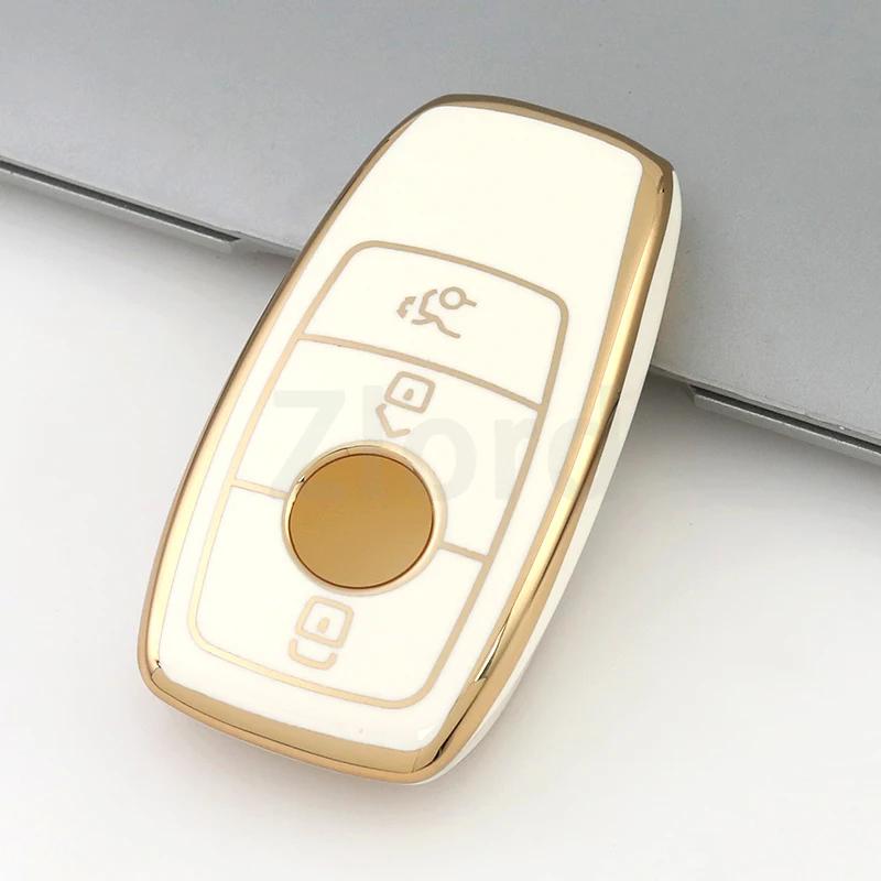 

Tpu Shell Fob For Mercedes Benz A B C E S G Glb Glc Gle Class Gls W177 W205 W213 W222 G63 X167 E200 E300 Amg Car Key Cover Case